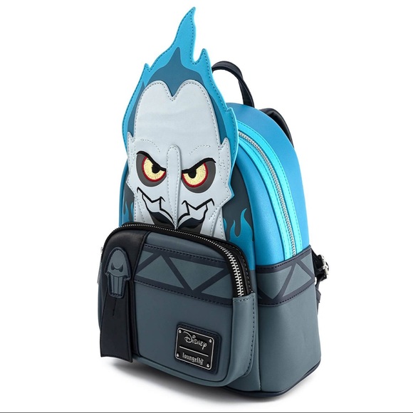 Disney Hercules Hades Cosplay Loungefly Mini Backpack NWT - Picture 6 of 12